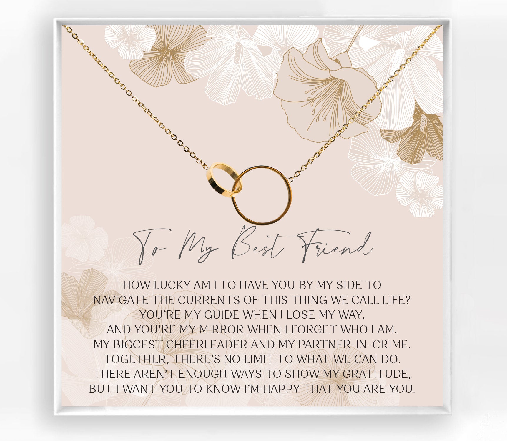 Best Friend Gift Necklace