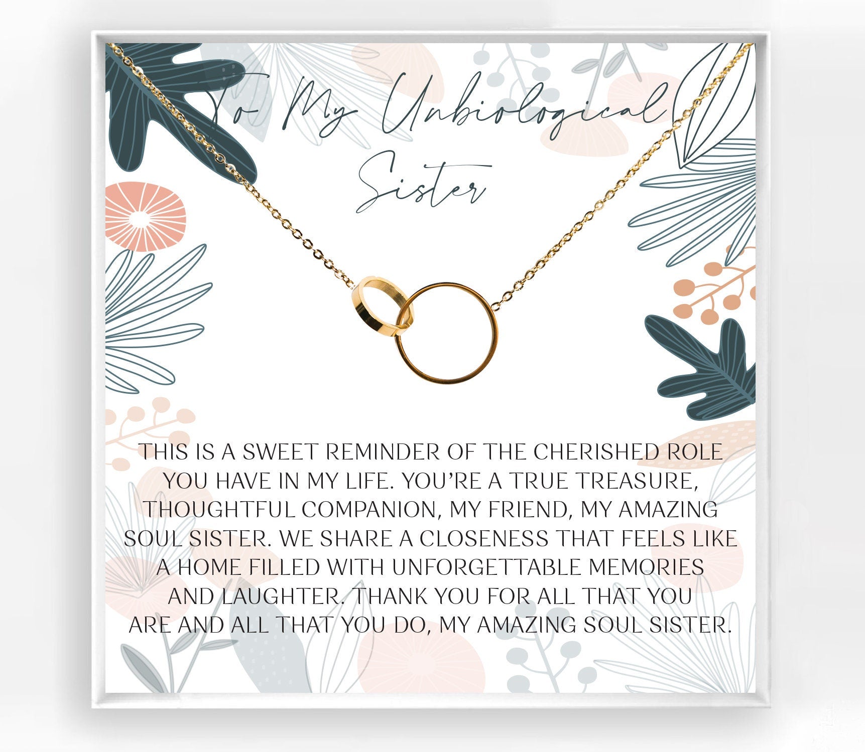 Unbiological Sister Necklace