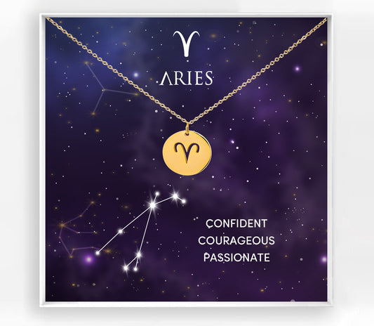 Aries Zodiac Necklace
