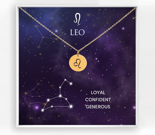 Leo Zodiac Necklace