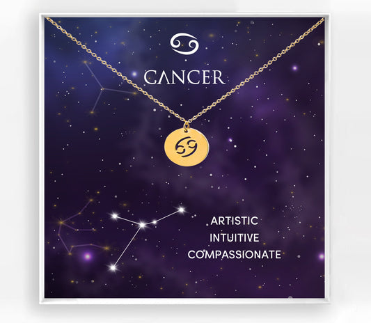 Cancer Zodiac Necklace