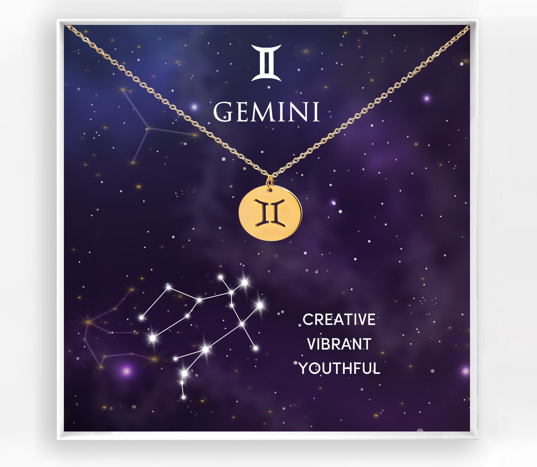 Gemini Zodiac Necklace