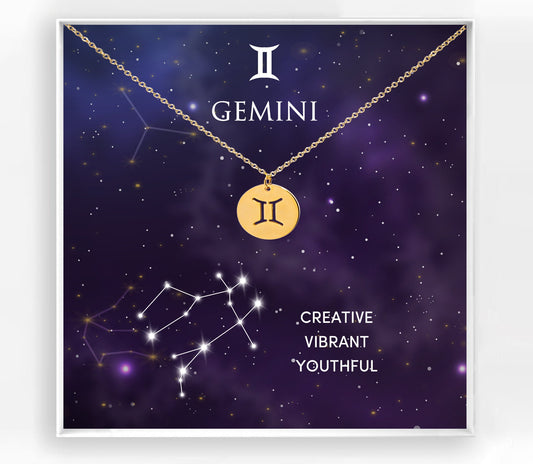 Gemini Zodiac Necklace