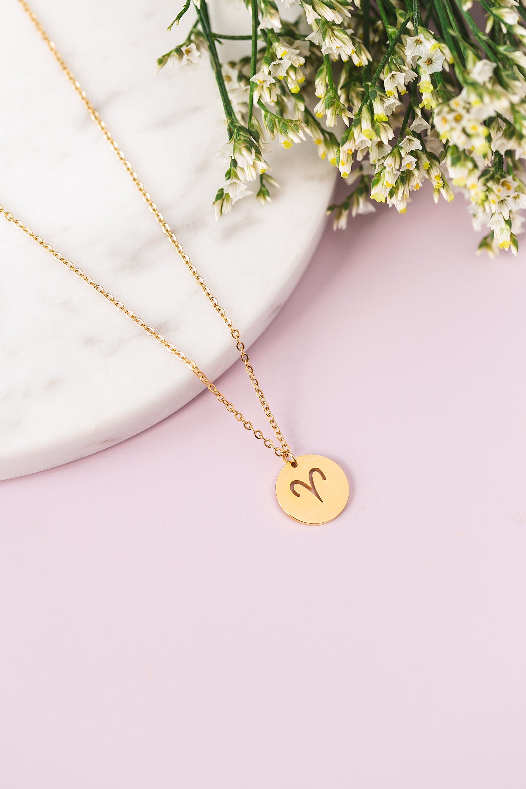 Aries Zodiac Necklace
