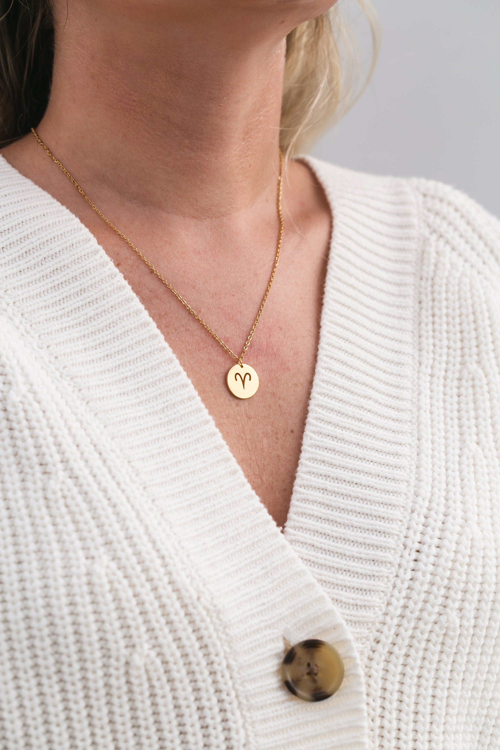 Aries Zodiac Necklace