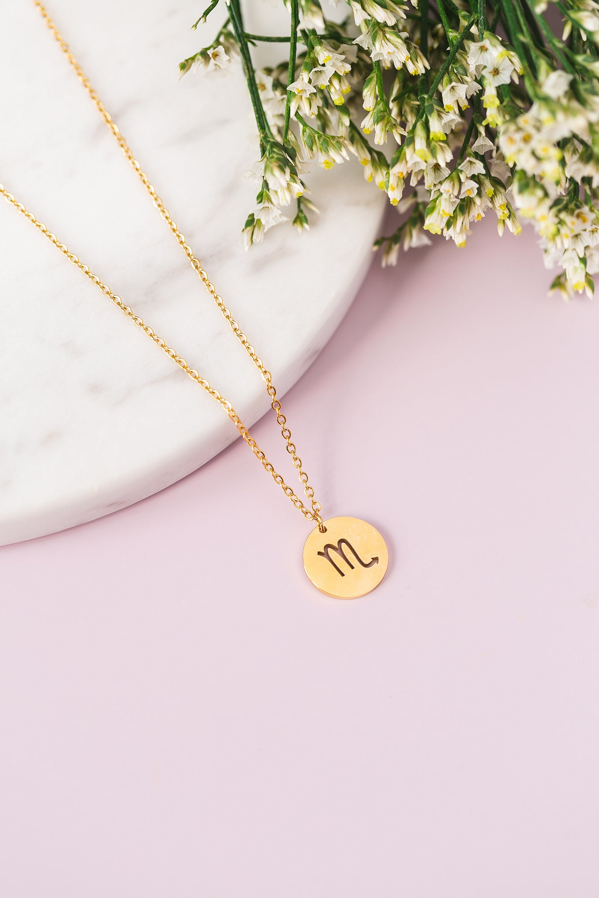 Scorpio Zodiac Necklace