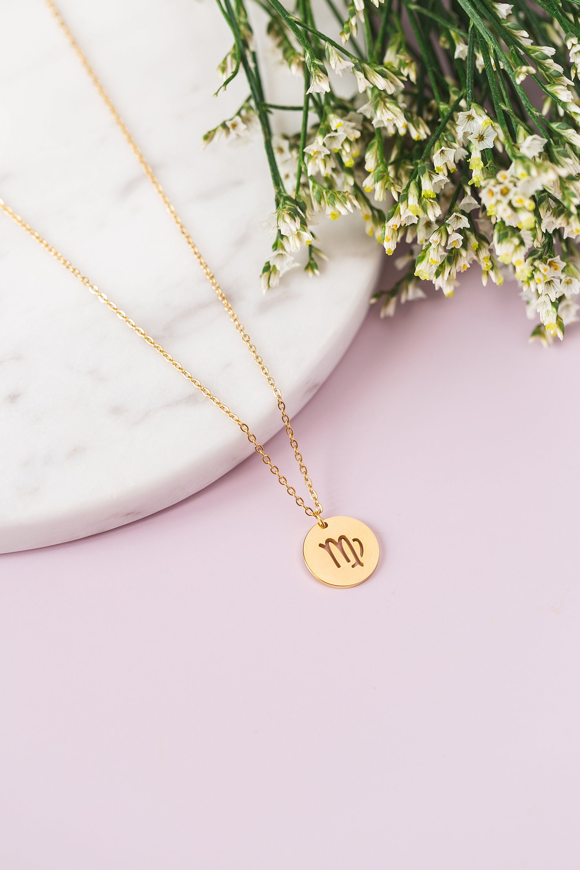 Virgo Zodiac Necklace