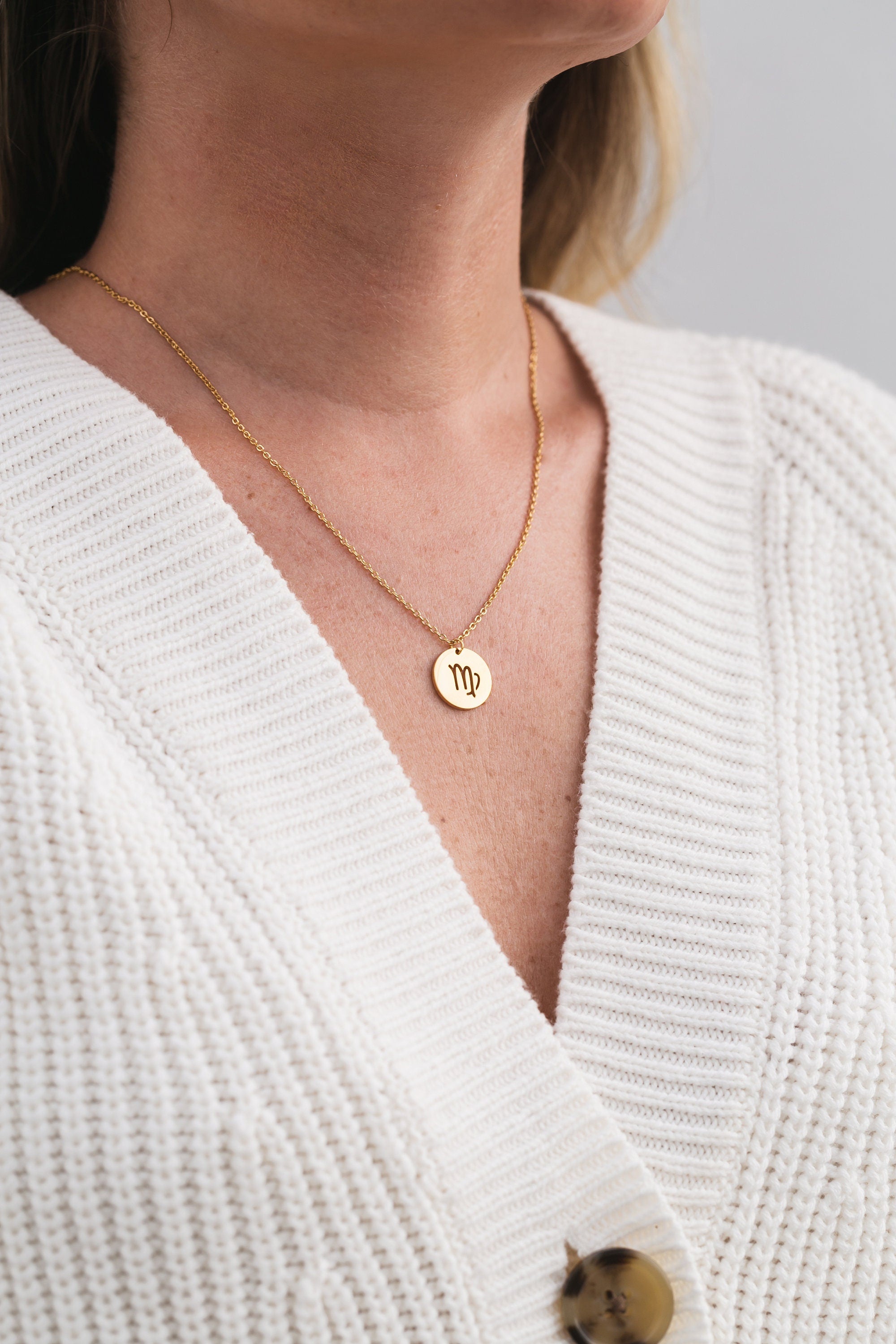 Virgo Zodiac Necklace