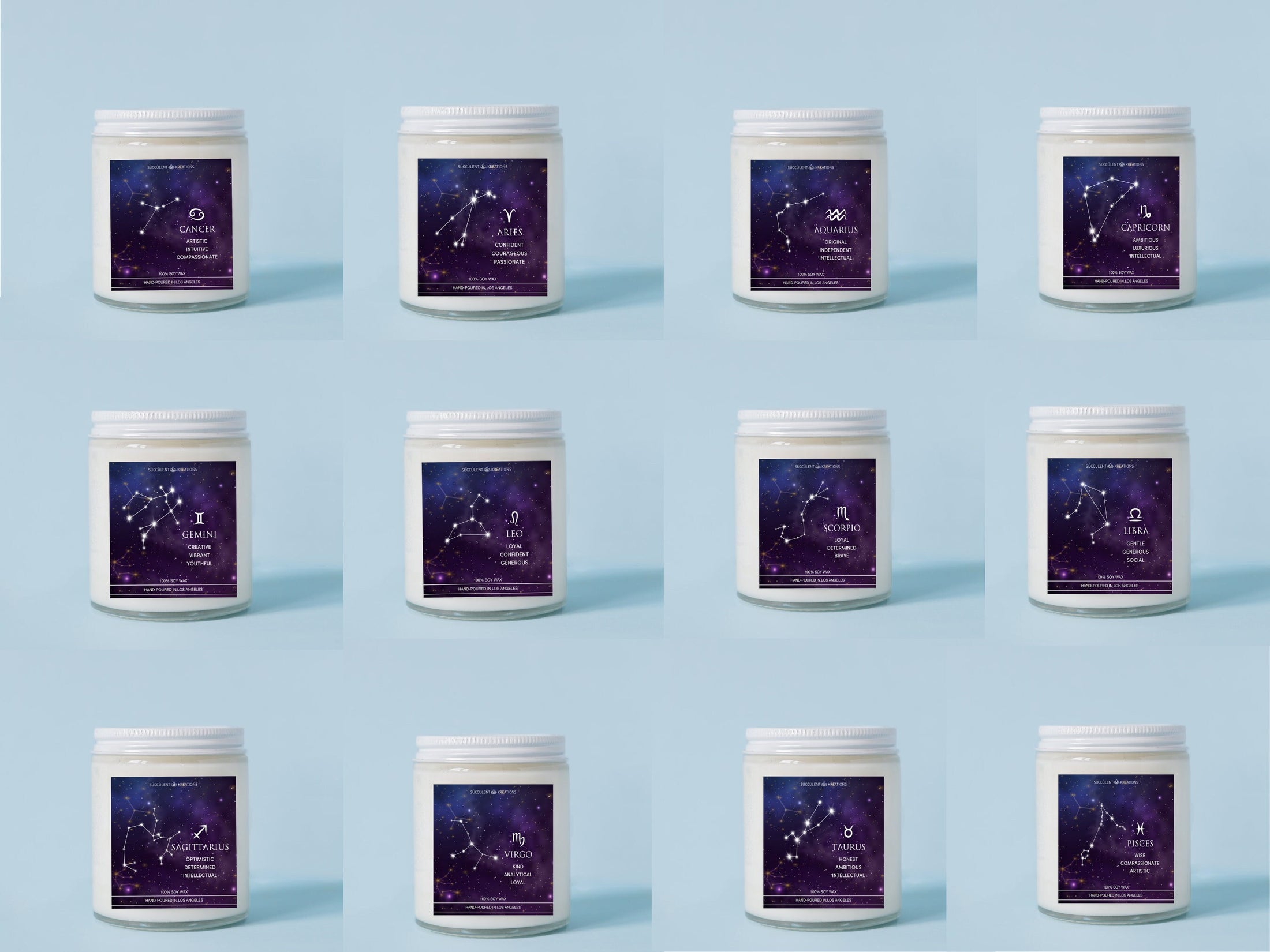 Zodiac Candle