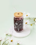 Floral Libbey Cup